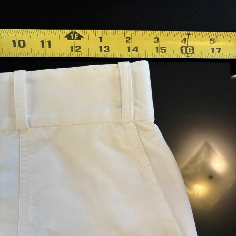 Atelier Unttld Skirt Mini 8 White Cotton Blend Designer Quiet Luxury‎ Coastal